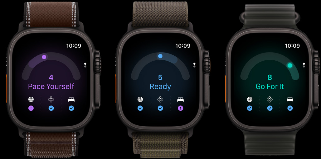 Apple Watch Ultra 4 · 49mm — Band selection · representative finishes
